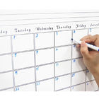 Planejador semanal magnético de Flexiable, calendário seco do Erase do refrigerador de Artpaper