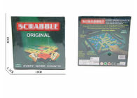 Conjunto de jogos Scrabble Jogos de xadrez Letras Scrabble Tabuleiro de azulejos Bandeira de brinquedos Blocos magnéticos Para crianças pequenas
