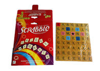 Ímãs portáteis da palavra do refrigerador do jogo do Scrabble da palavra do ímã do refrigerador de ASTM F963