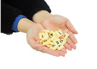 O jogo de xadrez magnético do grupo da atividade de ASTM F963 ajustou letras do Scrabble telha o brinquedo da placa