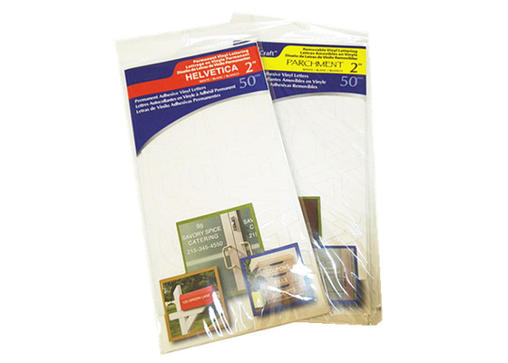 Adesivos de papel removíveis Adesivo de vinil Letras Adesivo de vinil Adesivo de carta Adesivo de cartão Adesivo para sinais