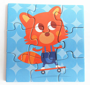 Conjunto de atividade magnética personalizado para crianças Frigorífico Magnético Papel Puzzle Educativo Puzzle