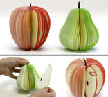 As almofadas de memorando personalizadas bonitos, costume da forma do fruto 3D personalizaram blocos de notas
