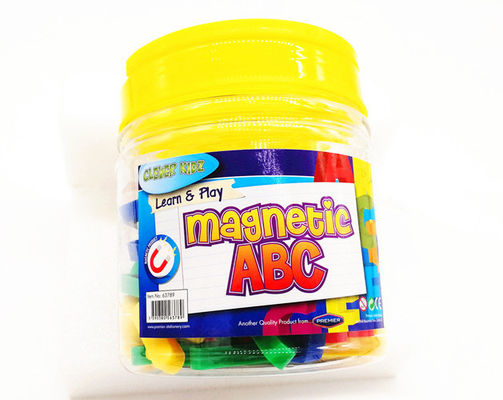 Material plástico magnético com caixa plástica, cores diferentes feitas sob encomenda dos alfabetos e dos números, ajuste para toda a placa do folha de Flandres