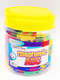 Letras e números magnéticos de plástico personalizados em cores variadas para fins educacionais