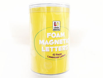 Letras e números magnéticos de plástico personalizados em cores variadas para fins educacionais