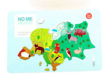 Magnético para frigorífico Autocolante ROHS Papel Frigorífico Puzzle Magnet Para Crianças Aprendizagem e Jogos
