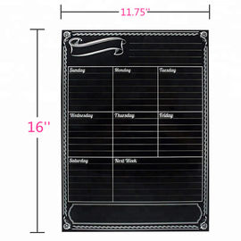 16' X 11,75' Calendário magnético frigorífico Calendário de parede de borrado magnético frigorífico