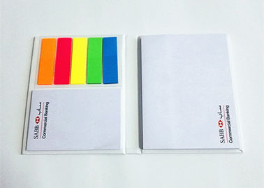 Listas coloridas e de capa dura Post Notas Adesivas personalizadas com Big Memo Pad e Small Memo Pad
