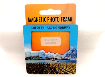 Quadro magnético de papel flexível personalizado da foto 5 polegadas para o refrigerador