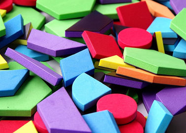 Resistência de água não tóxica magnética do enigma do ímã do refrigerador das formas para a criança