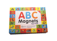 Alfabetos e números magnéticos de pouco peso, letras magnéticas educacionais