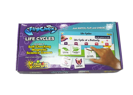 Design exclusivo do pré-escolar de aprendizagem pré-escolar frigorífico Kit de jogos de atividade magnética com caixa de presente embalagem para crianças crianças
