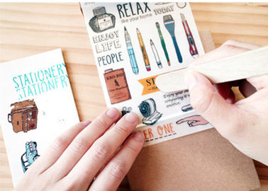 Esfregue os adesivos de tatuagem de transferência com adesivos de papel personalizados ecológicos Laváveis e não tóxicos