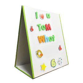 Quadro de borrado seco magnético para crianças aprendendo na mesa com tamanho e material personalizados