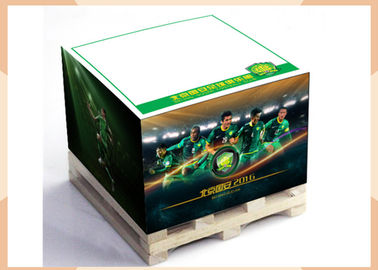 Impressão de pads de memorando personalizados personalizados em 4 lados com palete de madeira 80gsm Papel livre de madeira Rápido e OEM / ODM disponível