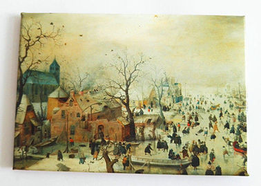 Artefactos personalizados 54x78mm Impressão de imagem Souvenir Imagem de papel de alumínio Frigorífico ímã para decoração e promoção