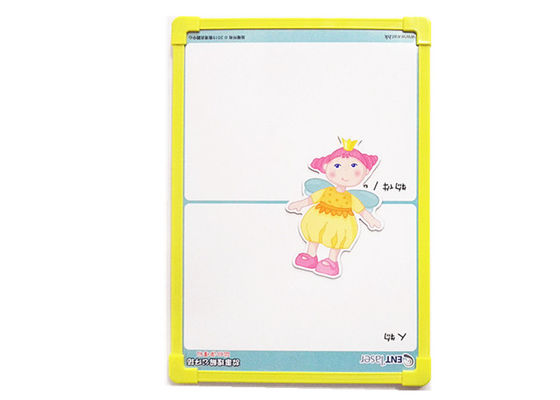 11' X 9,5' Tabuleiro magnético com bordas e cordas de plástico para crianças e escritório