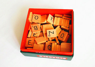 Scrabble Frigorífico Magnet com Alfabetos Magnéticos de Madeira e Números 4 Símbolos de Matemática Incluídos