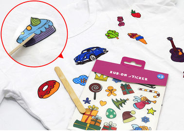 Autocolantes de logotipo personalizados Transferência seca Autocolantes de tatuagem personalizados temporários 4 * 5,8 Cm Tamanho para roupas