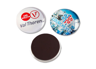 Imã de frigorífico de 35 mm Dom de vidro de cristal personalizado Imãs de frigorífico de souvenirs turísticos
