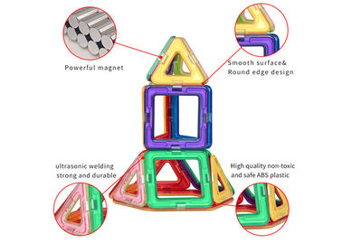 Estação de trabalho ABS Plastic Set de atividade magnética 40pcs para crianças Jogos de construção de mesa
