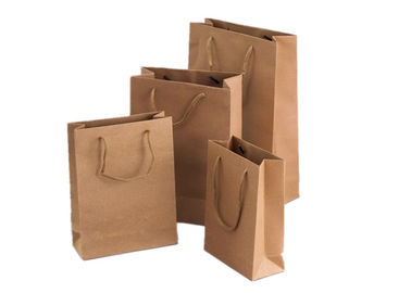 Saco de papel dobrável revestido sob medida para presente de luxo Saco de compras de papel com alça de corda