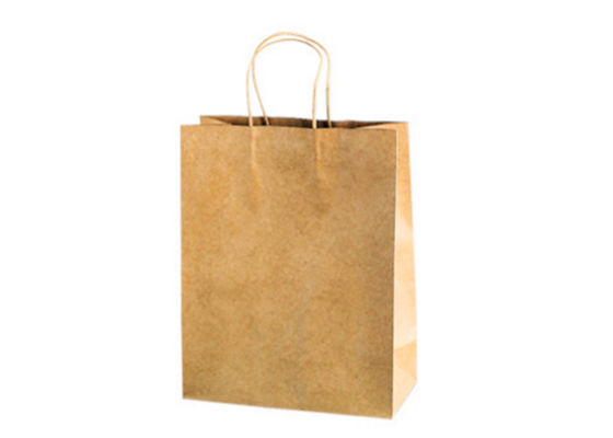Saco de papel dobrável revestido sob medida para presente de luxo Saco de compras de papel com alça de corda
