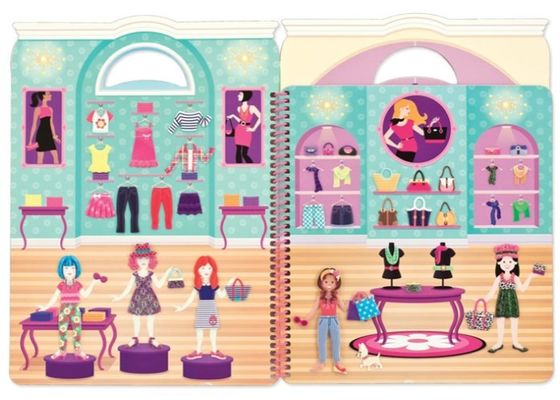 3d Puffy Stickers Puffy Sticker Activity Sets com Dress Up Mermaid Fairy Themes e Design Portátil para Jogos Independentes