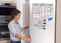 Manche o ímã de superfície resistente do refrigerador seco apagam o calendário para o refrigerador