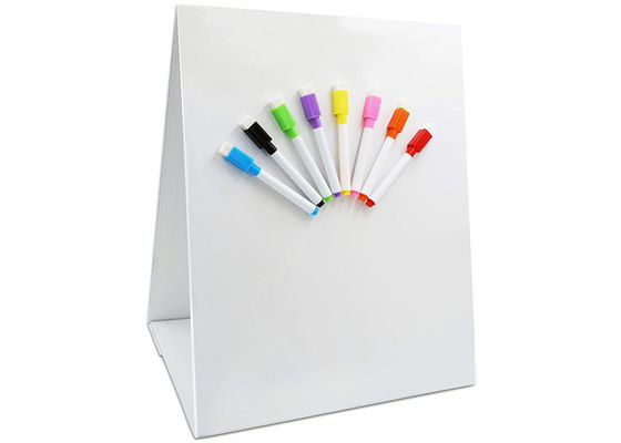 Quadro de borrado seco magnético para crianças aprendendo na mesa com tamanho e material personalizados