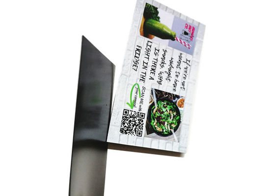 Cartão de nome de papel magnético personalizado da etiqueta do ímã do refrigerador do cartão 55MM para anunciar