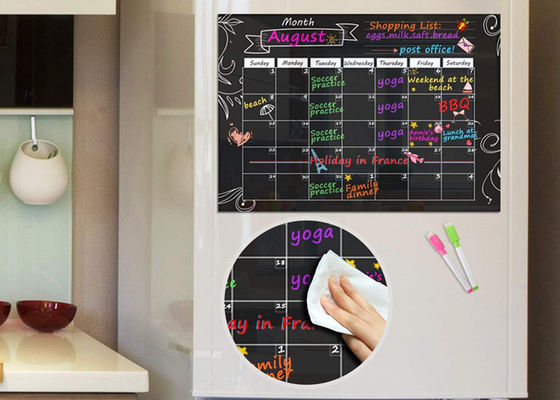 Calendário de frigorífico magnético conveniente Calendário de cozinha magnético