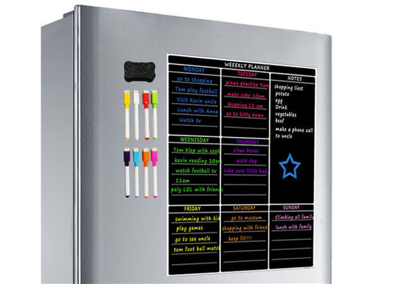 Calendário de frigorífico magnético conveniente Calendário de cozinha magnético
