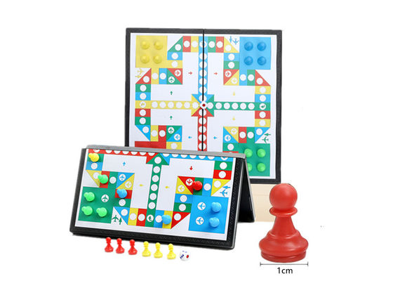 Conjunto de Atividade Magnética Dobrável Portátil Jogo de Tabuleiro de Xadrez Durável Leve Educacional Reutilizável Peças Magnéticas com Logotipo Personalizado
