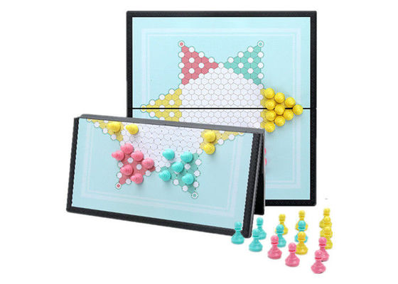 Conjunto de Atividade Magnética Dobrável Portátil Jogo de Tabuleiro de Xadrez Durável Leve Educacional Reutilizável Peças Magnéticas com Logotipo Personalizado