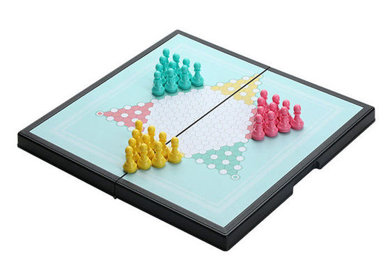 Conjunto de Atividade Magnética Dobrável Portátil Jogo de Tabuleiro de Xadrez Durável Leve Educacional Reutilizável Peças Magnéticas com Logotipo Personalizado