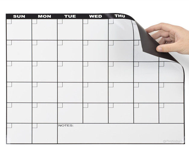 Material magnético flexível e laminação especial de borrado a seco para calendário de geladeira magnética personalizado