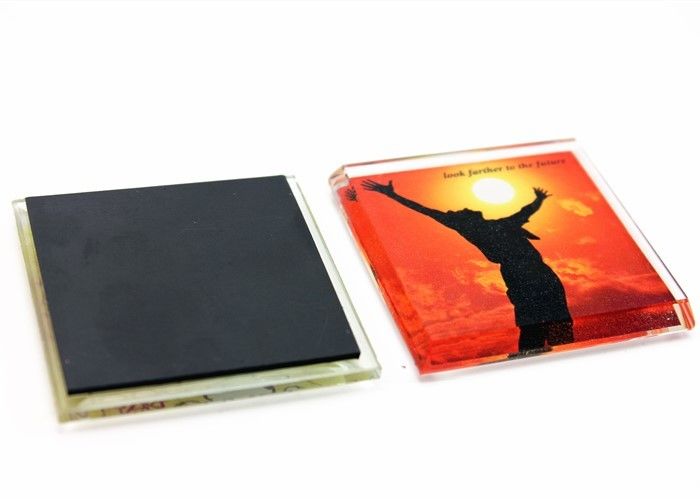 Magnetos de frigorífico de vidro fortes e duráveis, autocolantes de frigorífico magnéticos